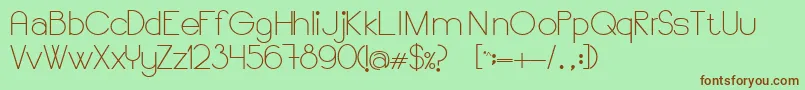 More about SaySomething2012 Font SaySomething2012 Font – Brown Fonts on Green Background