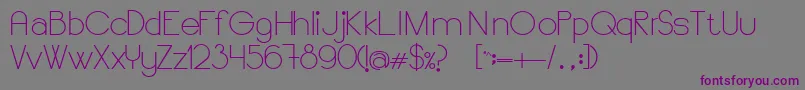 Шрифт SaySomething2012 – фиолетовые шрифты на сером фоне