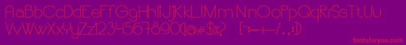 SaySomething2012 Font – Red Fonts on Purple Background