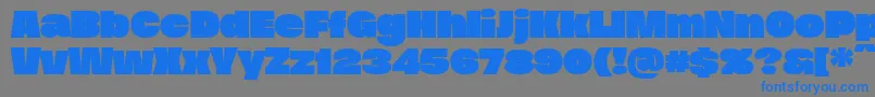 Weitere Informationen zur DueraExpablacPersonal-Schriftart DueraExpablacPersonal-Schriftart – Blaue Schriften auf grauem Hintergrund