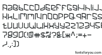 Mighty font – square Fonts