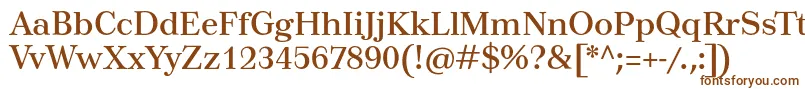 Шрифт Tusartext – коричневые шрифты
