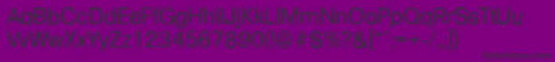 フォントFormulaantiqueRegular – 紫の背景に黒い文字