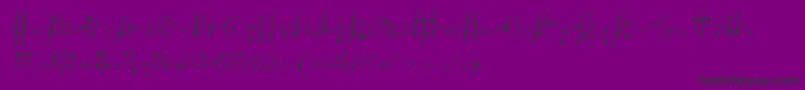 Mpswitchy Font – Black Fonts on Purple Background