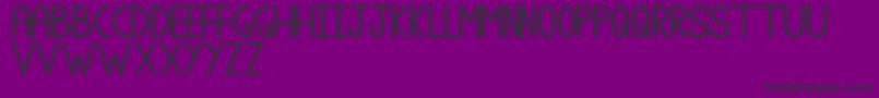 Czcionka ClassA – czarne czcionki na fioletowym tle