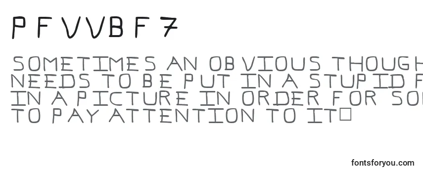 Pfvvbf7 Font