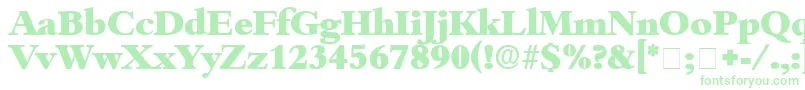 ScholeDisplaySsi Font – Green Fonts on White Background
