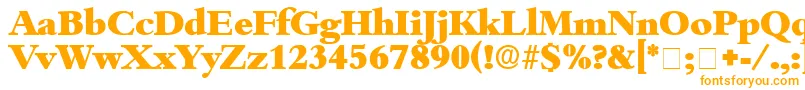 Шрифт ScholeDisplaySsi – оранжевые шрифты