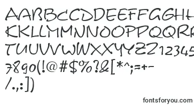 ScribbleRegular font – architectural Fonts
