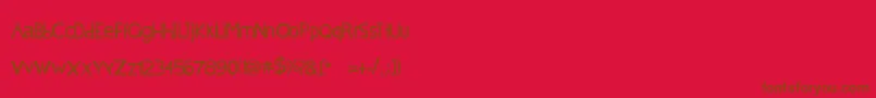 More about ChocolatBleu Font ChocolatBleu Font – Brown Fonts on Red Background