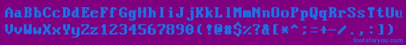 Подробнее о шрифте VideoterminalscreenNormalBold Шрифт VideoterminalscreenNormalBold – синие шрифты на фиолетовом фоне