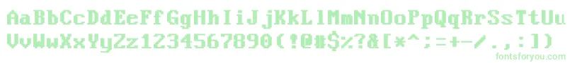 VideoterminalscreenNormalBold Font – Green Fonts