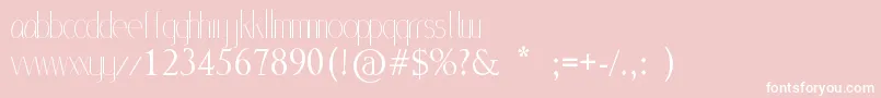 MlSansStd Font – White Fonts on Pink Background