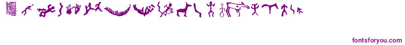 Firopa Font – Purple Fonts on White Background