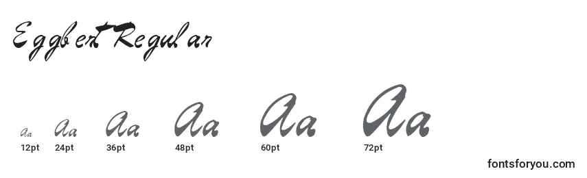 EggbertRegular Font Sizes
