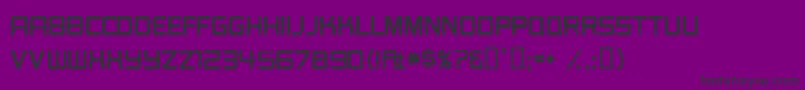 BurgerJointJl Font – Black Fonts on Purple Background