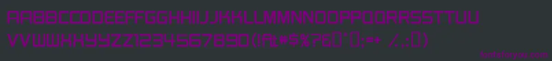 BurgerJointJl Font – Purple Fonts on Black Background