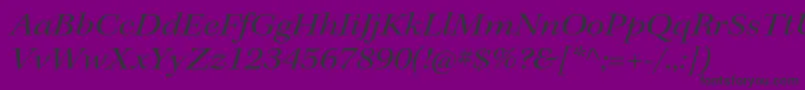 KeplerstdExtitsubh Font – Black Fonts on Purple Background