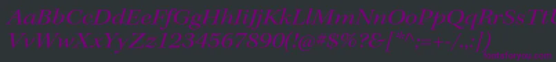 KeplerstdExtitsubh Font – Purple Fonts on Black Background