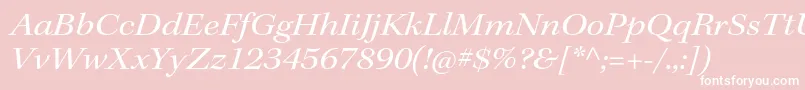 KeplerstdExtitsubh Font – White Fonts on Pink Background