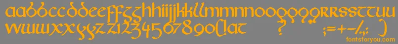 More about Fairies Font Fairies Font – Orange Fonts on Gray Background
