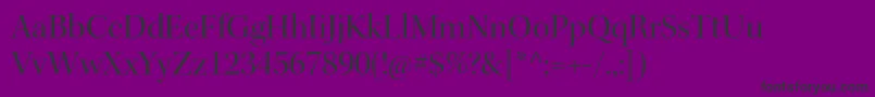 KeplerstdDisp Font – Black Fonts on Purple Background