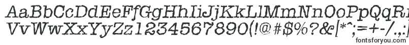 TypewriterrandomItalic-Schriftart – Schriften für Microsoft Office
