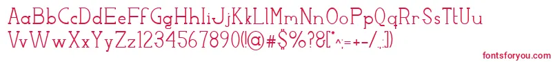 FactoryLjds Font – Red Fonts