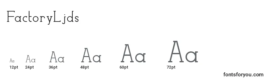 FactoryLjds Font Sizes