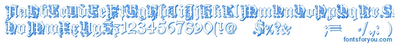 Police DearestOutline – polices bleues
