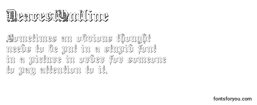 DearestOutline Font