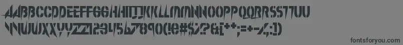 SplinterWonderland Font – Black Fonts on Gray Background