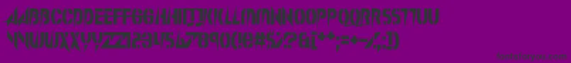 SplinterWonderland Font – Black Fonts on Purple Background