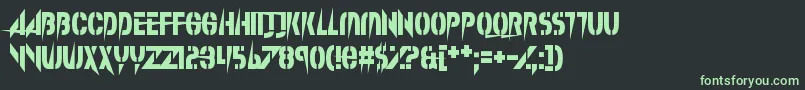 SplinterWonderland Font – Green Fonts on Black Background