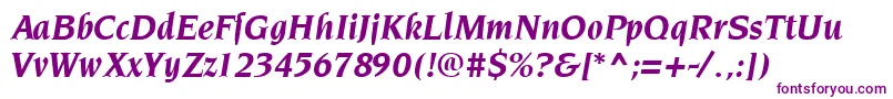 NeuvareseRegular Font – Purple Fonts on White Background