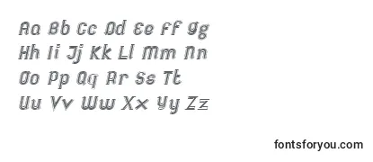 Обзор шрифта FutileExtraoutitalic