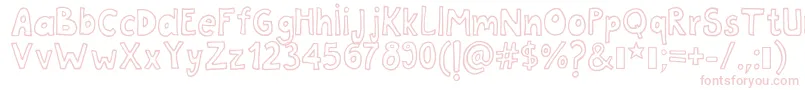 Tanaestelwhiteletter01Regular Font – Pink Fonts
