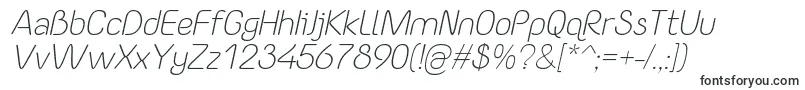 YaahowuLightItalic-Schriftart – Schriften für Google Chrome
