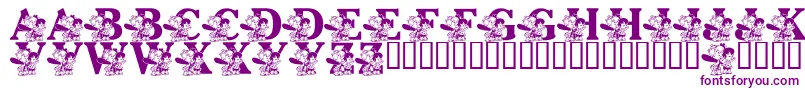 LmsPebblesAndBamBam-Schriftart – Violette Schriften