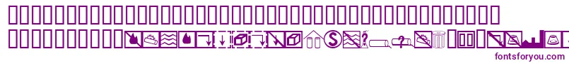 BcmelpEpdSymbols Font – Purple Fonts on White Background