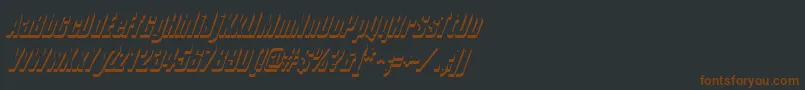 Composhadow Font – Brown Fonts on Black Background