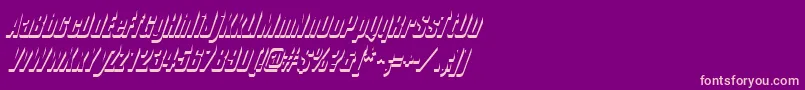 Composhadow Font – Pink Fonts on Purple Background
