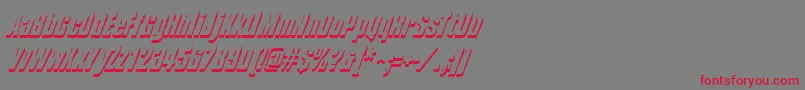 Шрифт Composhadow – красные шрифты на сером фоне