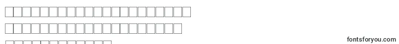 フォントQuadrophonic – シンディ文字