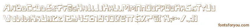 XpedShadow Font – Brown Fonts on White Background