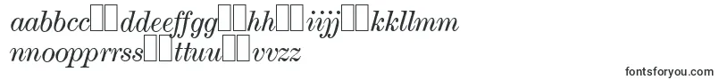 Шрифт ModestoItalic – эсперанто шрифты