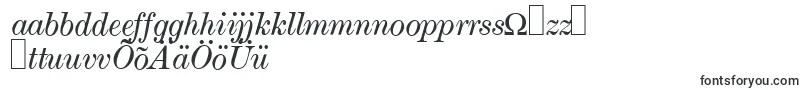 Шрифт ModestoItalic – эстонские шрифты