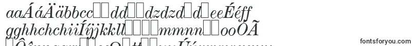 Шрифт ModestoItalic – словацкие шрифты