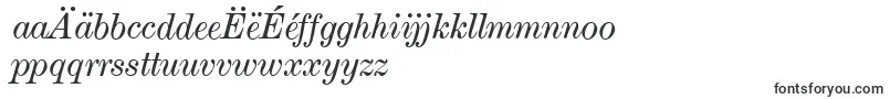 Fonte ModestoItalic – fontes macedônias