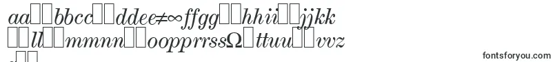Шрифт ModestoItalic – латышские шрифты